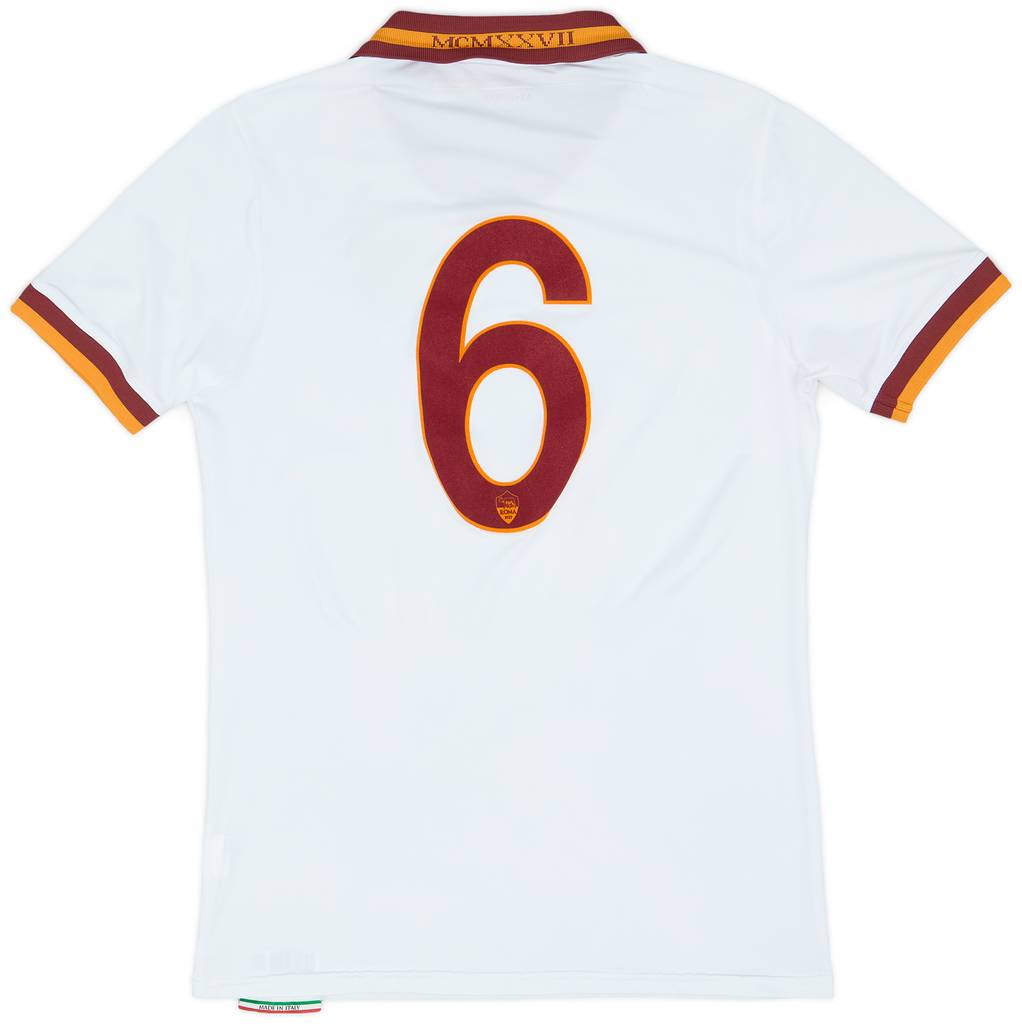 2013-14 Roma Away Shirt #6 - 8/10 - (M)