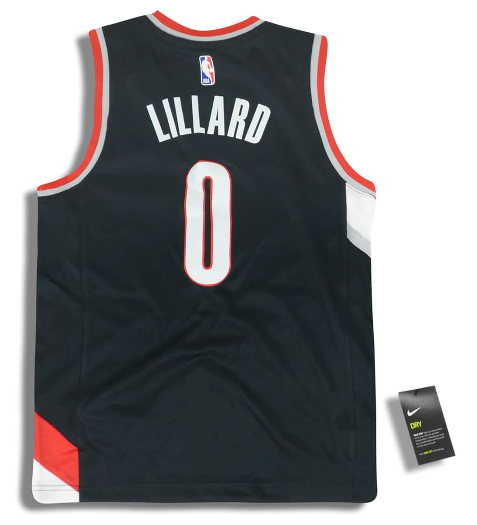 2018-19 Portland Trail Blazers Lillard #0 Nike Swingman Jersey (Away) Y - W/Tags