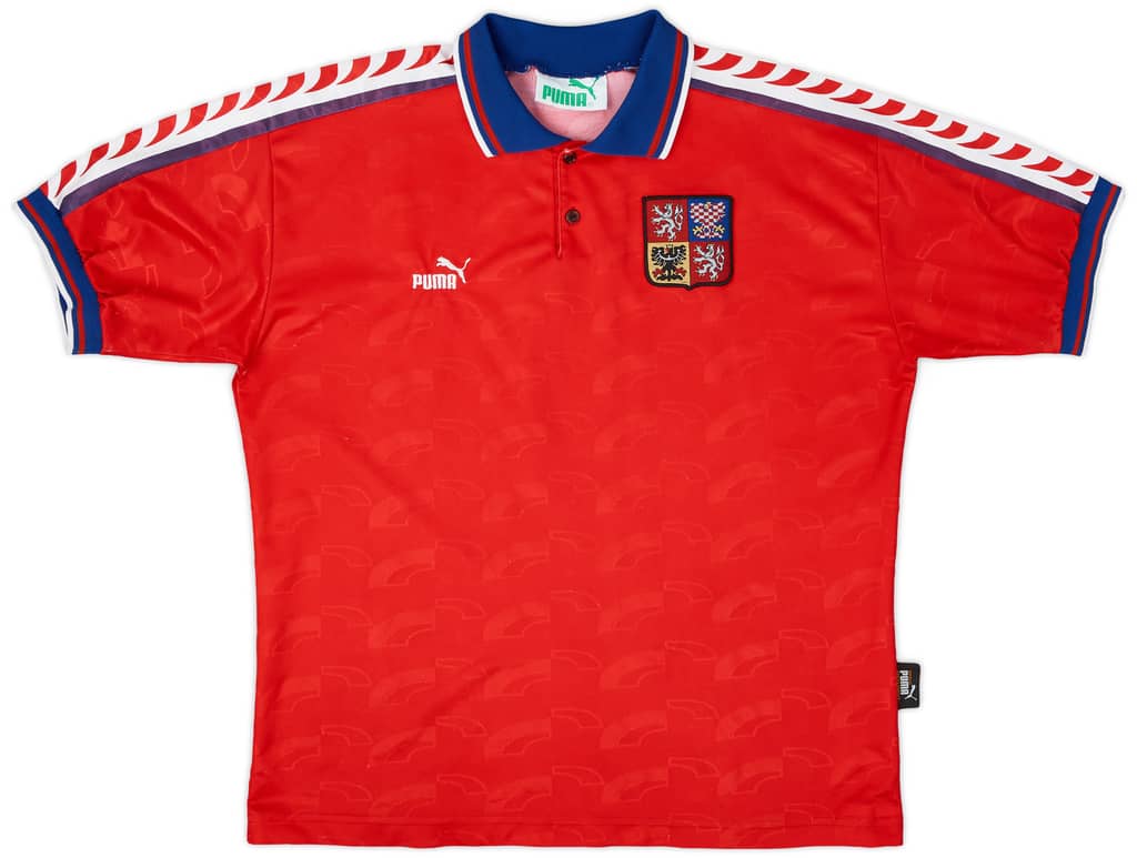 1996-98 Czech Republic Home Shirt - 7/10 - (XL)