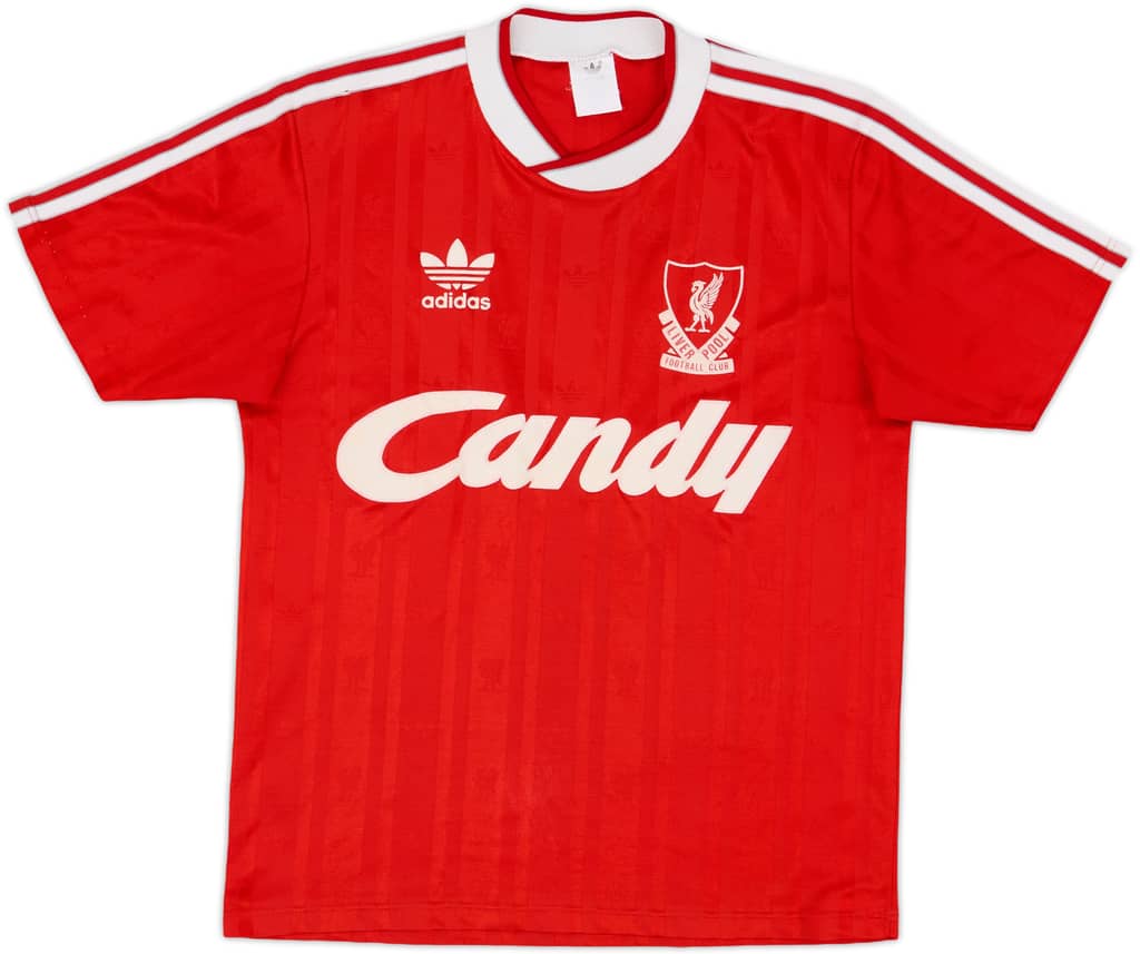 1988-89 Liverpool Home Shirt - 8/10 - (M)