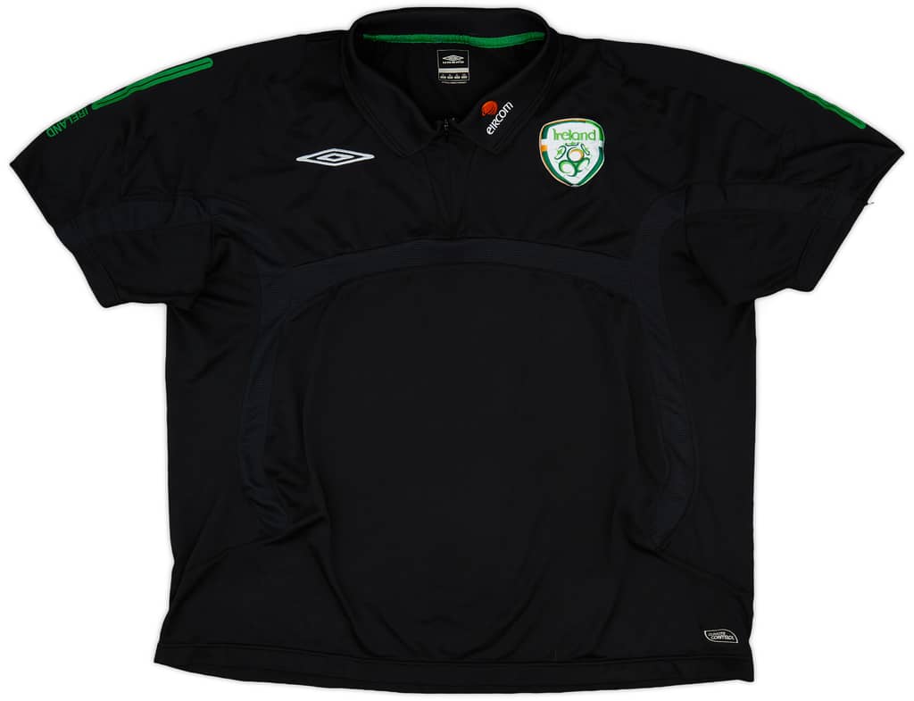 2004-06 Ireland Umbro 1/4 Zip Polo Shirt - 8/10 - (XL)
