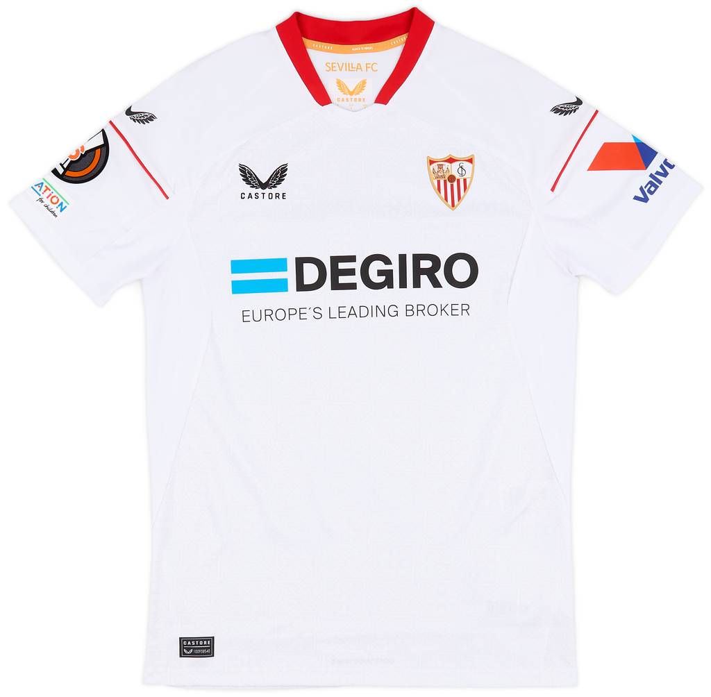 2022-23 Sevilla Match Issue Europa Issue Home Shirt Papu Gomez #24