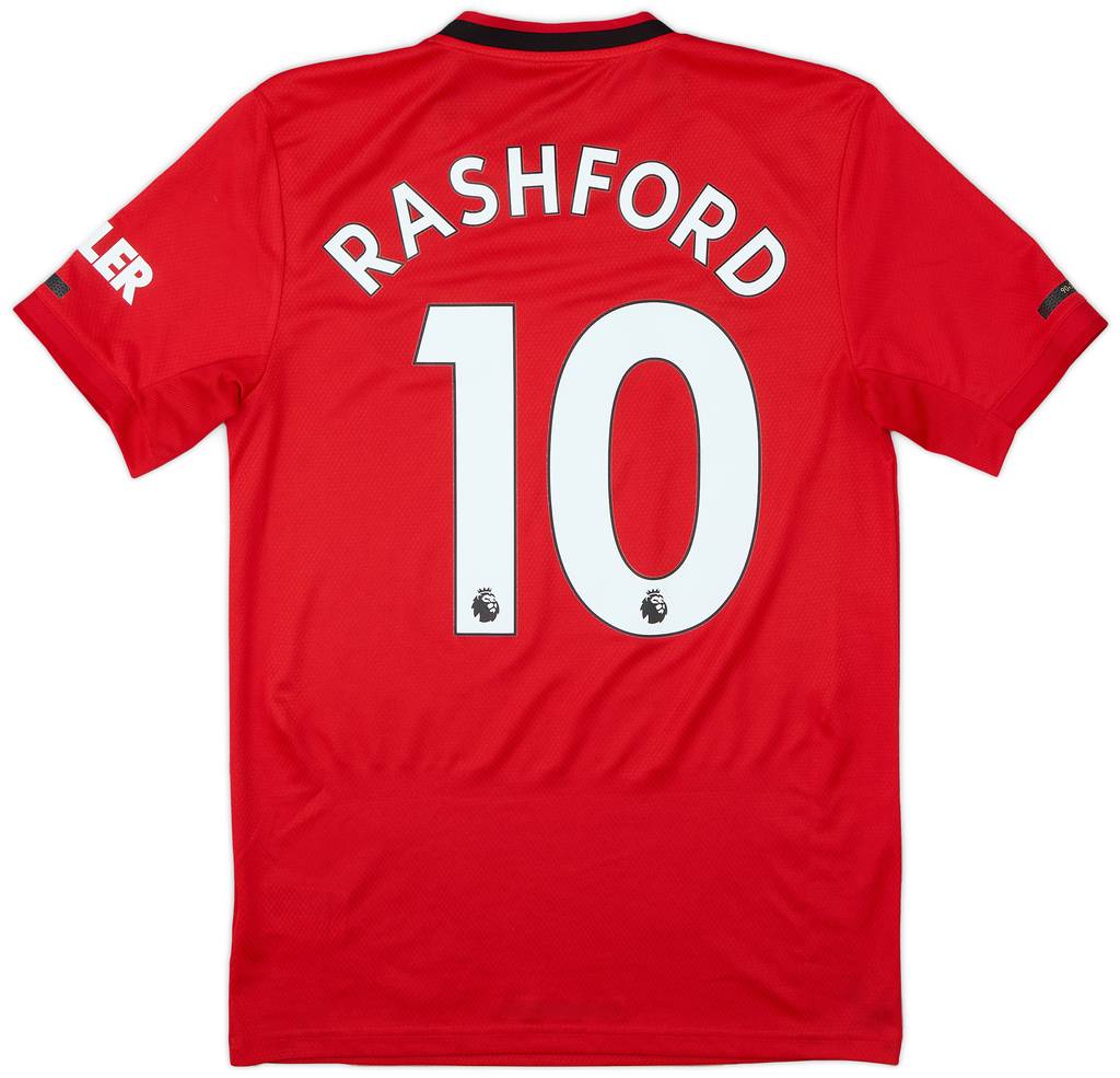 2019-20 Manchester United Home Shirt Rashford #10 - 8/10 - (S)