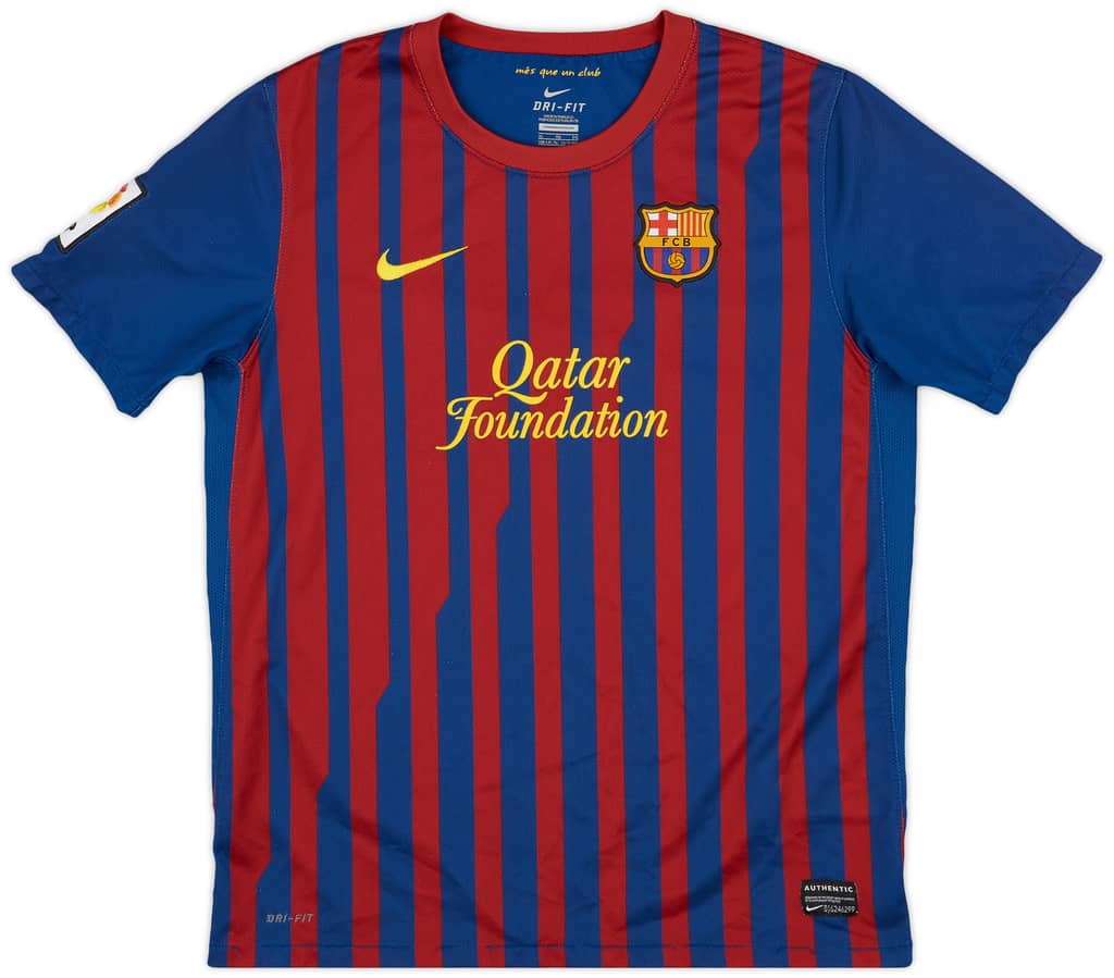 2011-12 Barcelona Home Shirt - 7/10 - (XL.Boys)