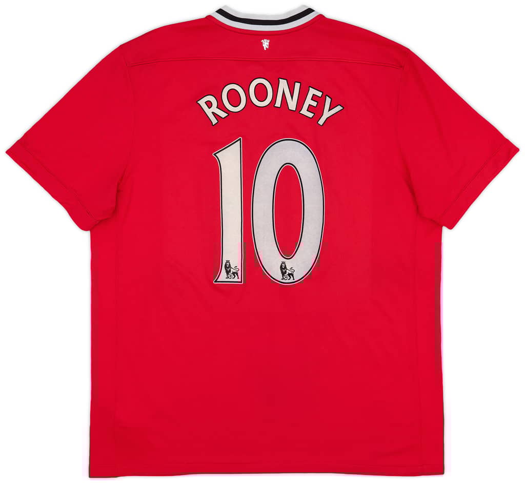 2011-12 Manchester United Home Shirt Rooney #10 - 7/10 - (XXL)