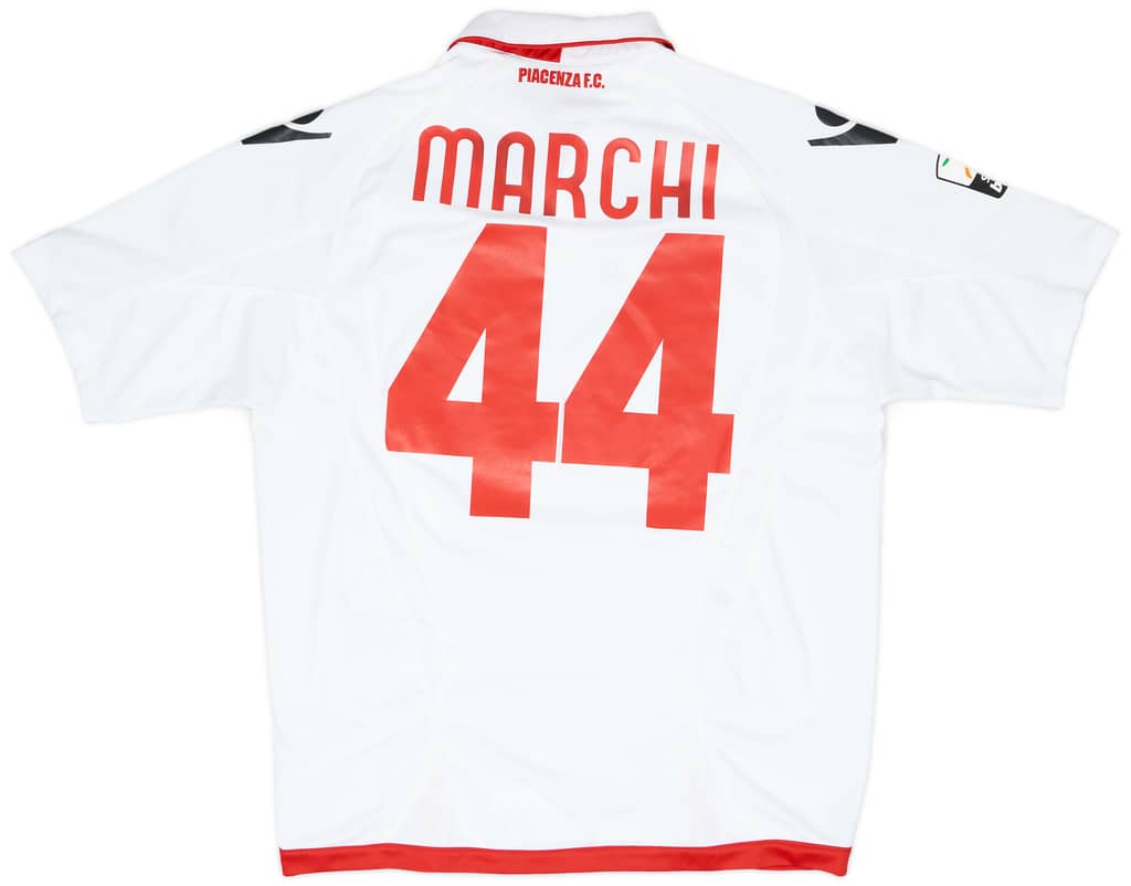 2010-11 Piacenza Match Worn Away Shirt Marchi #44