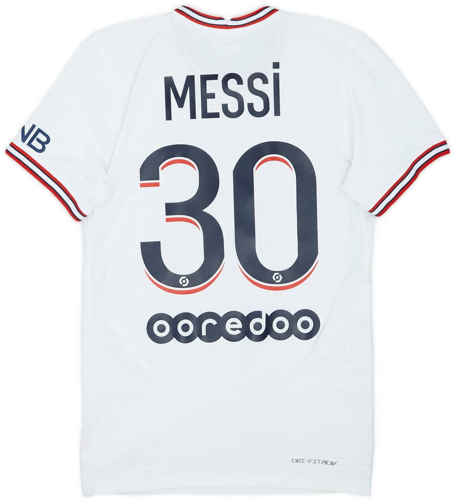 2021-22 Paris Saint-Germain Authentic Fourth Shirt Messi #30 - 8/10 - (XS)