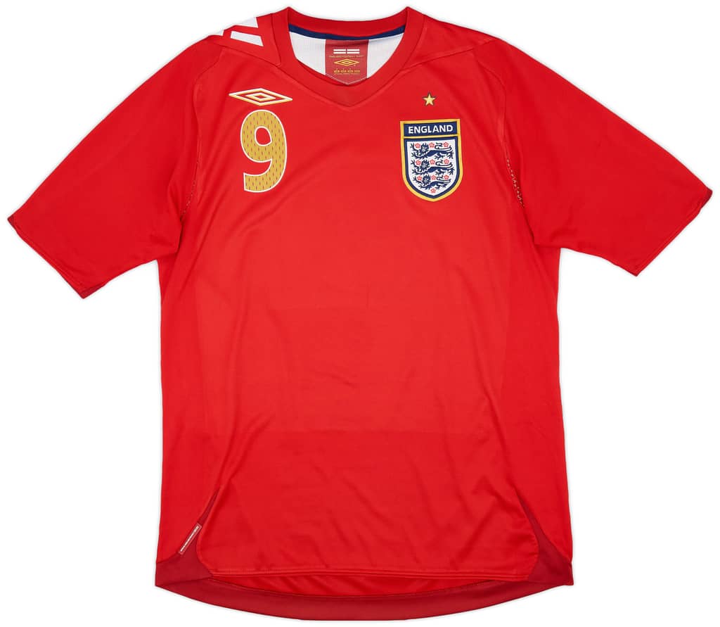 2006-08 England Away Shirt Rooney #9 - 9/10 - (M)