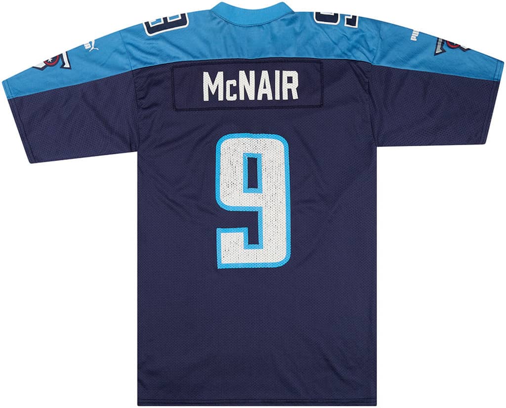 1999-00 Tennessee Titans McNair #9 Puma Jersey (Home) L
