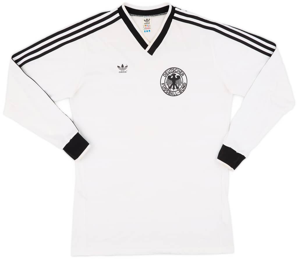 1984-86 West Germany Home L/S Shirt - 8/10 - (L)