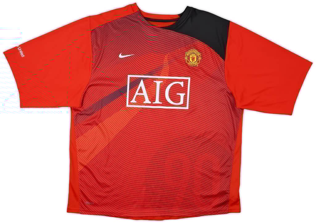 2008-09 Manchester United Nike Training Shirt - 9/10 - (XXL)