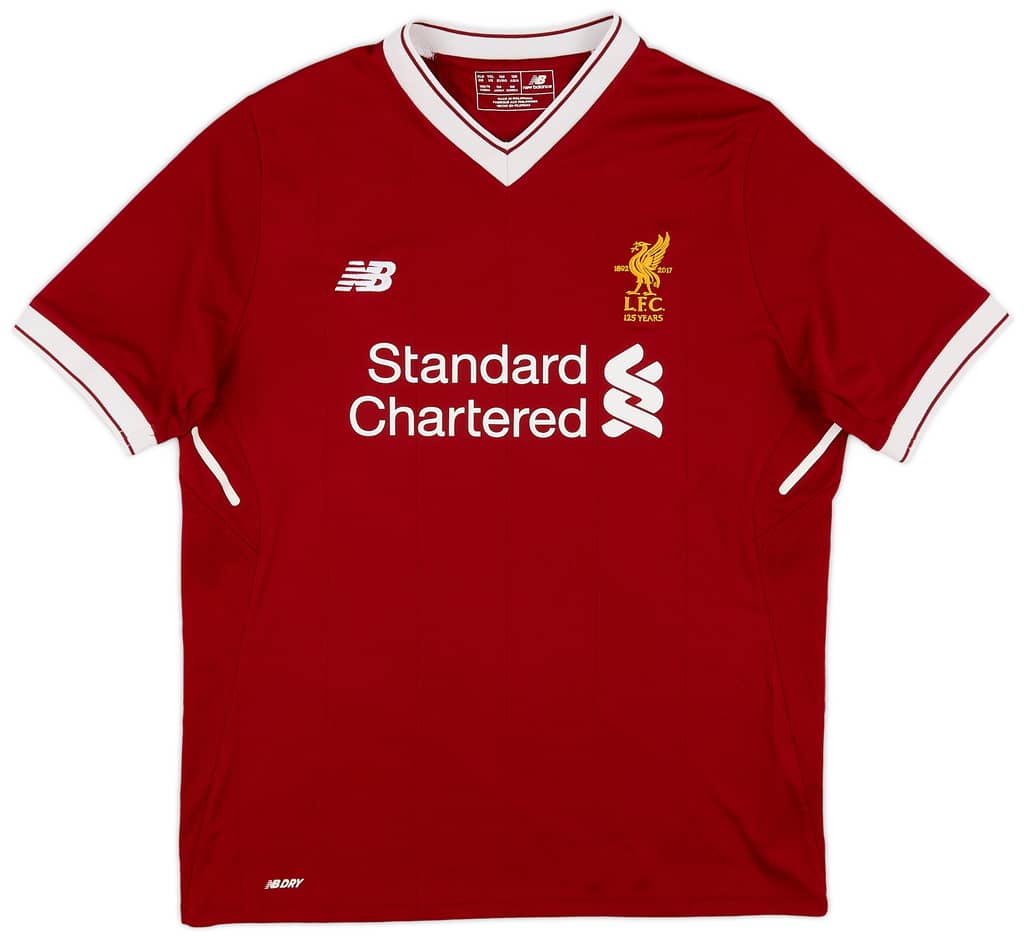 2017-18 Liverpool 125 Years Home Shirt - 8/10 - (XL.Boys)
