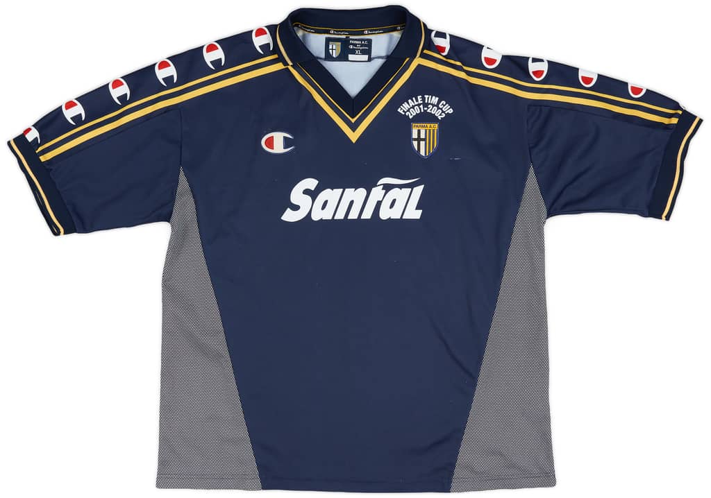2000-01 Parma 'Signed' Finale TIM Cup Away Shirt - 7/10 - (XL)