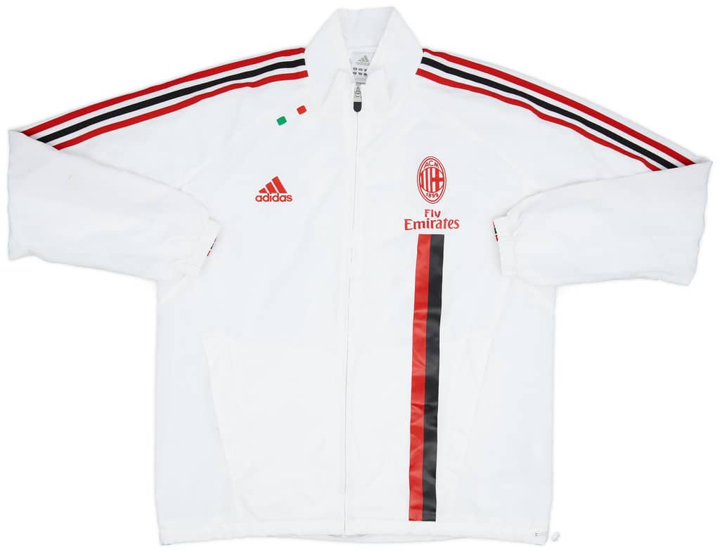 2011-12 AC Milan adidas Track Jacket - 7/10 - (XL)