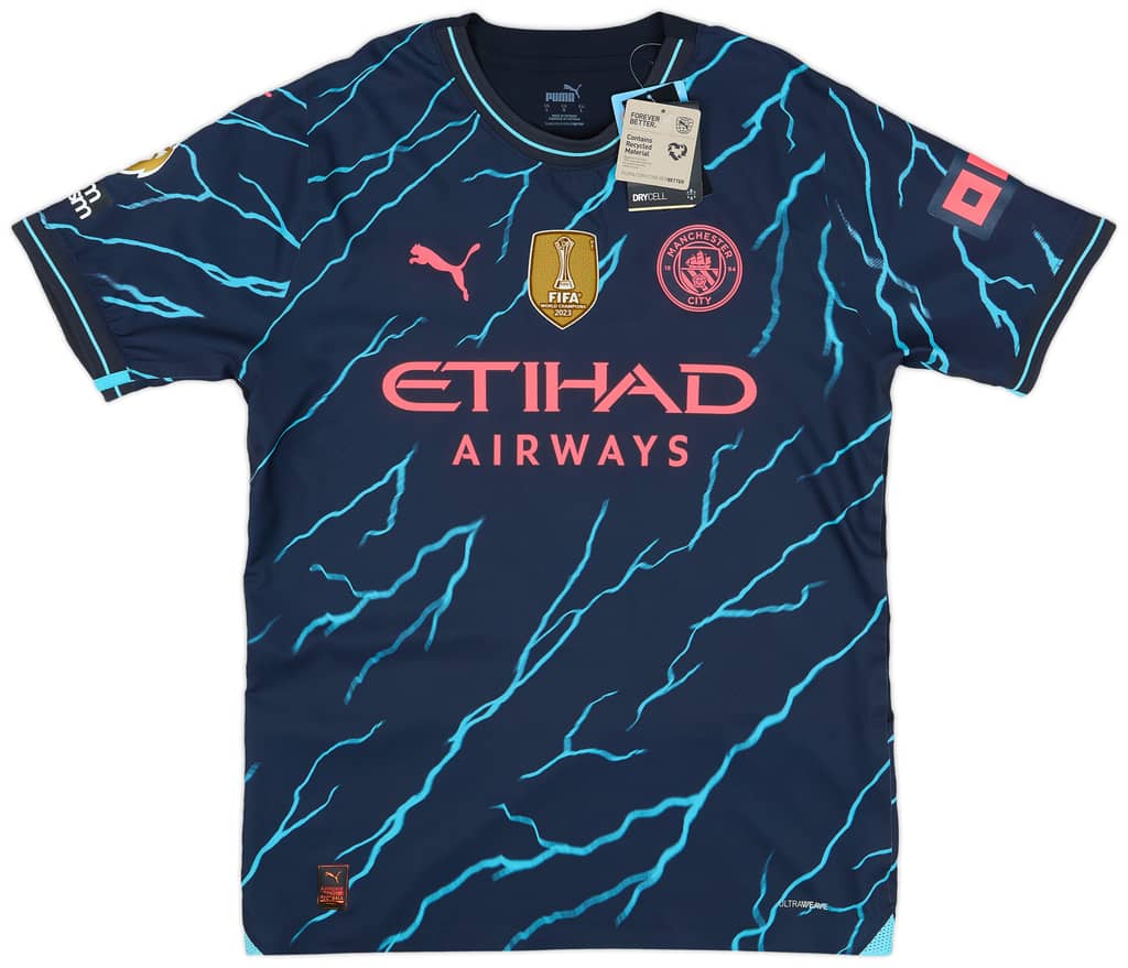 2023-24 Manchester City Player Issue Third Shirt Haaland #9