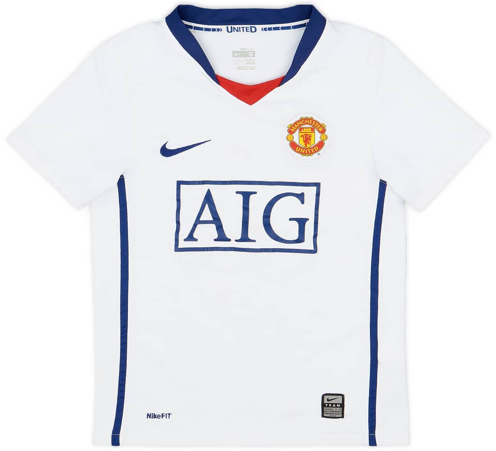 2008-10 Manchester United Away Shirt - 6/10 - (S.Boys)