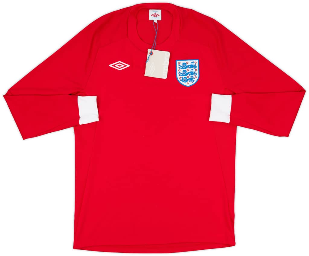 2010-11 England Away L/S Shirt (M)