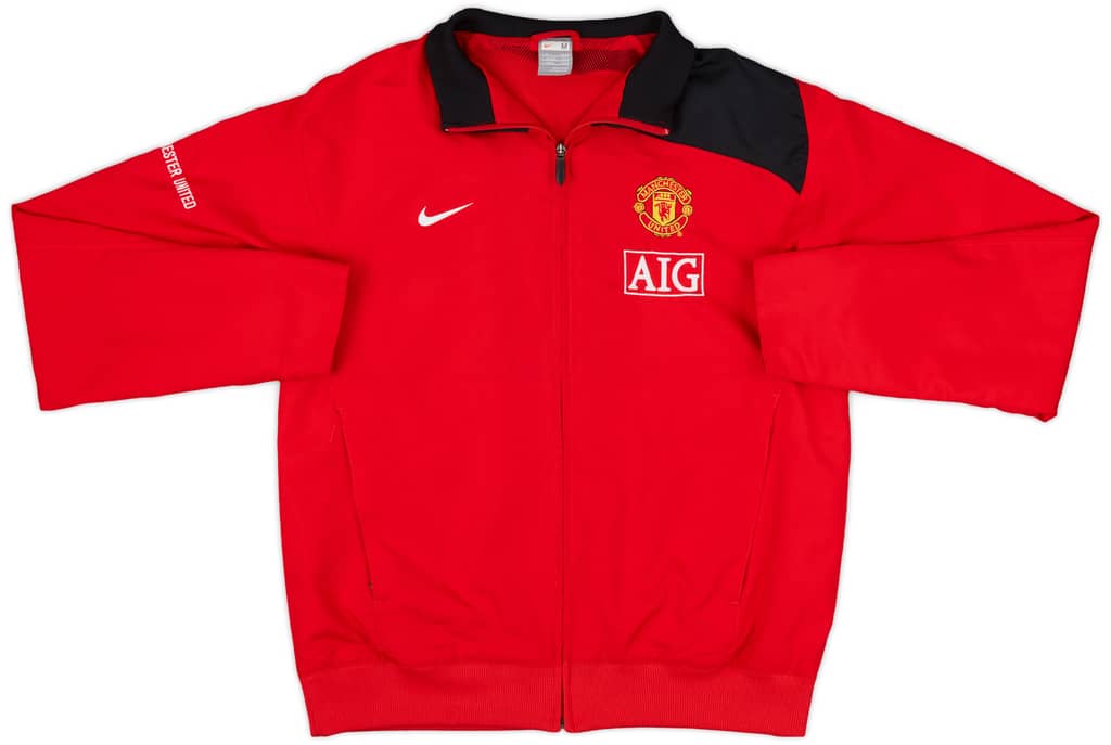 2008-09 Manchester United Nike Track Jacket - 9/10 - (M)