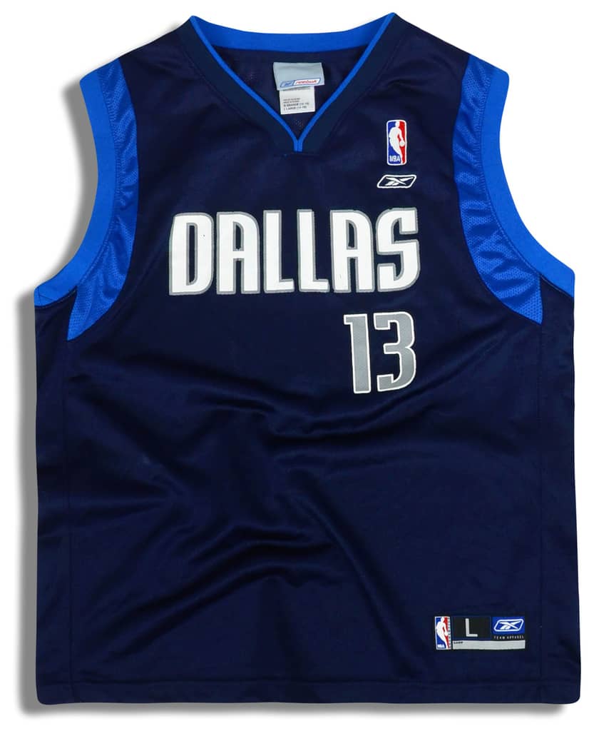 2002-04 Dallas Mavericks Nash #13 Reebok Jersey (Away) Y