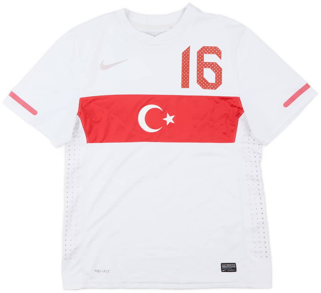 2010-11 Turkey Away Shirt #16 - 5/10 - (S)