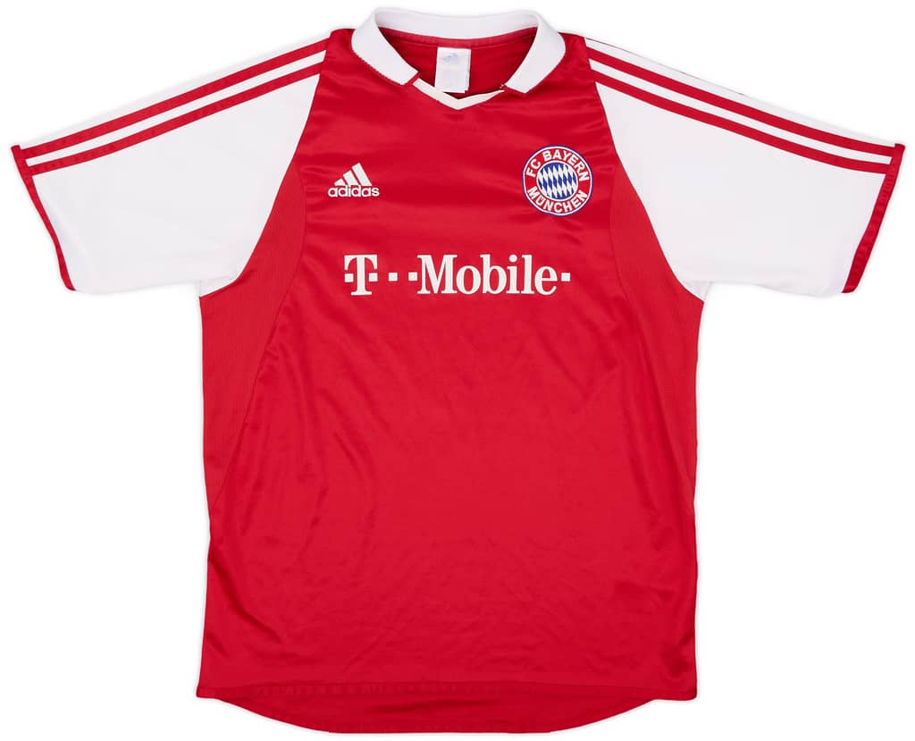 2003-04 Bayern Munich Home Shirt - 8/10 - (XL.Boys)