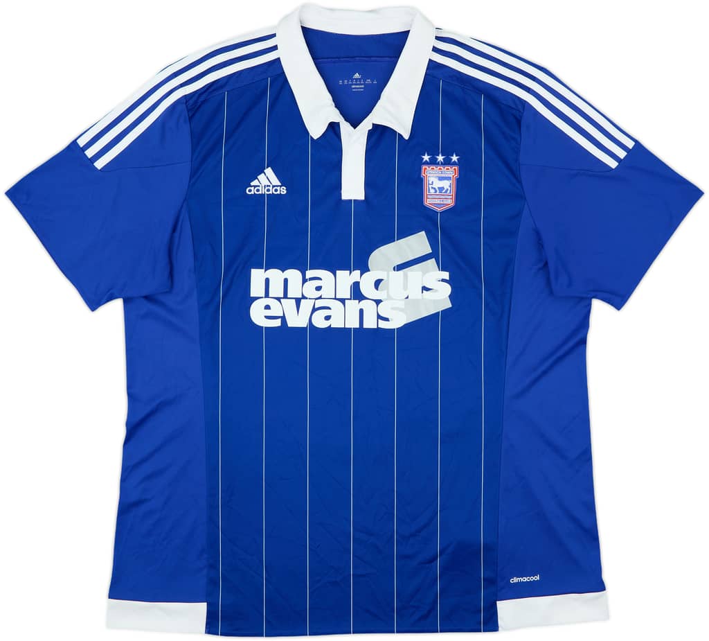 2015-16 Ipswich Home Shirt - 8/10 - (XXL)