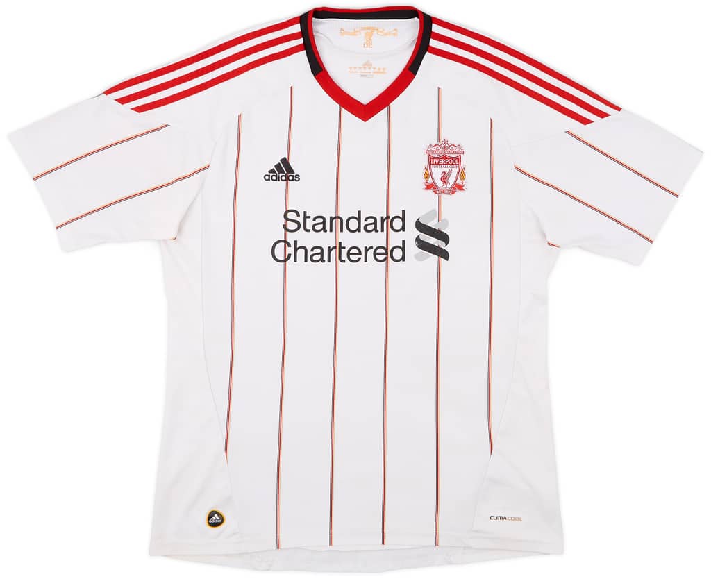 2010-11 Liverpool Away Shirt Gerrard #8 - 6/10 - (L)