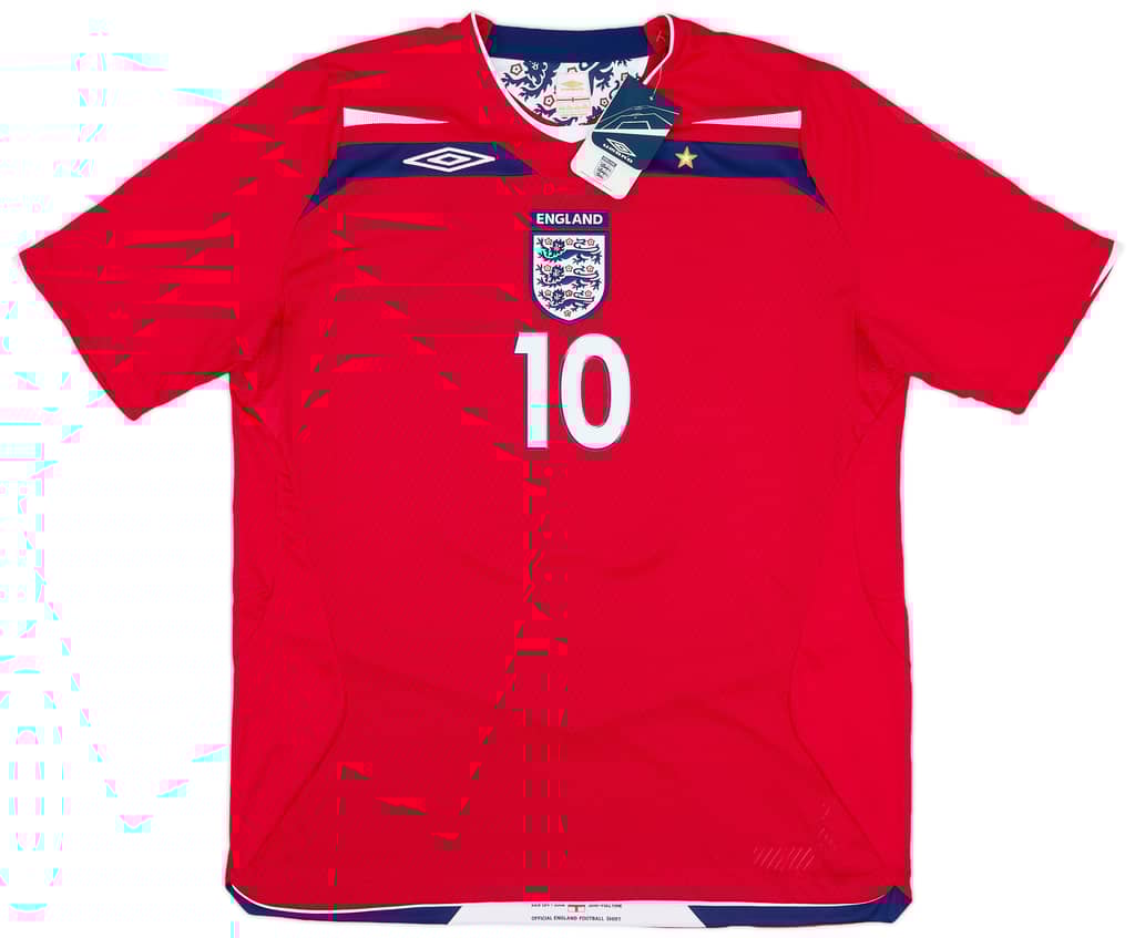 2008-10 England Away Shirt Rooney #10 (XL)