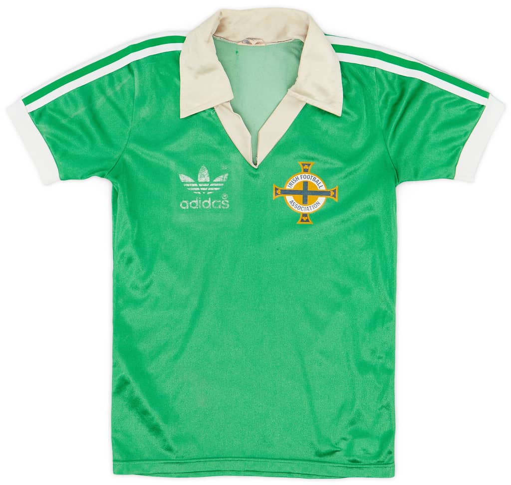 1977-79 Northern Ireland Home Shirt - 7/10 - (L.Boys)