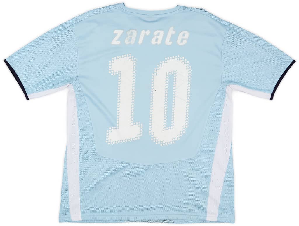 2008-09 Lazio Home Shirt Zarate #10 - 5/10 - (XL.Boys)