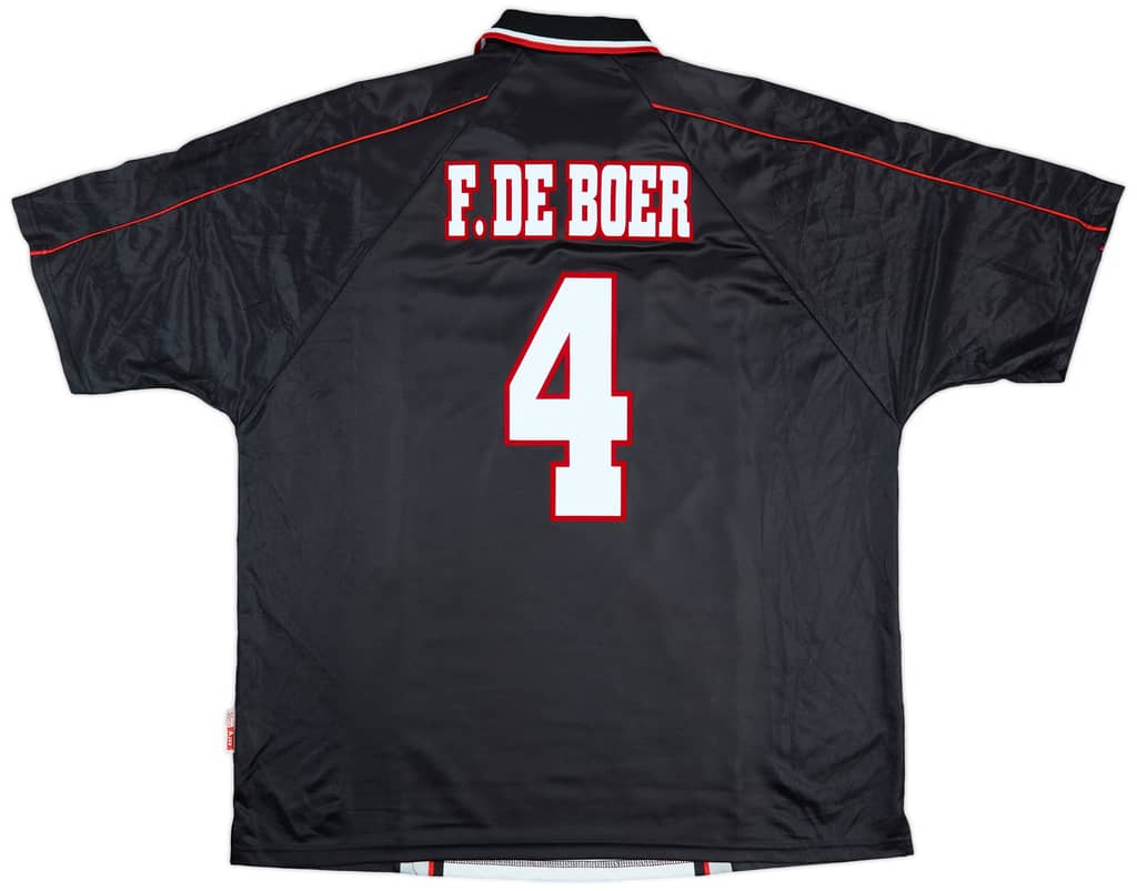 1998-99 Ajax Away Shirt F.De Boer #4 - 9/10 - (XXL)
