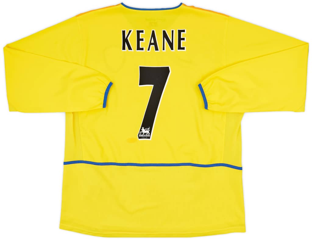 2002-03 Leeds United Away L/S Shirt Keane #7 - 6/10 - (XL)