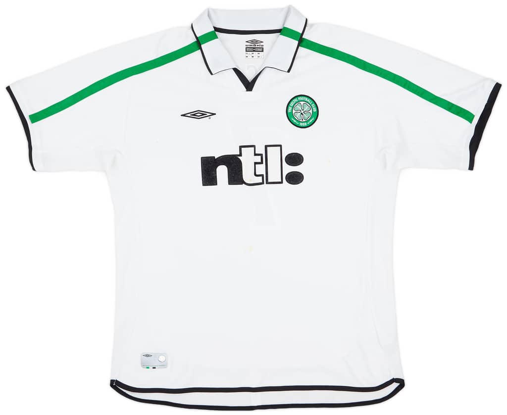 2001-02 Celtic Away Shirt Larsson #7 - 5/10 - (XXL)