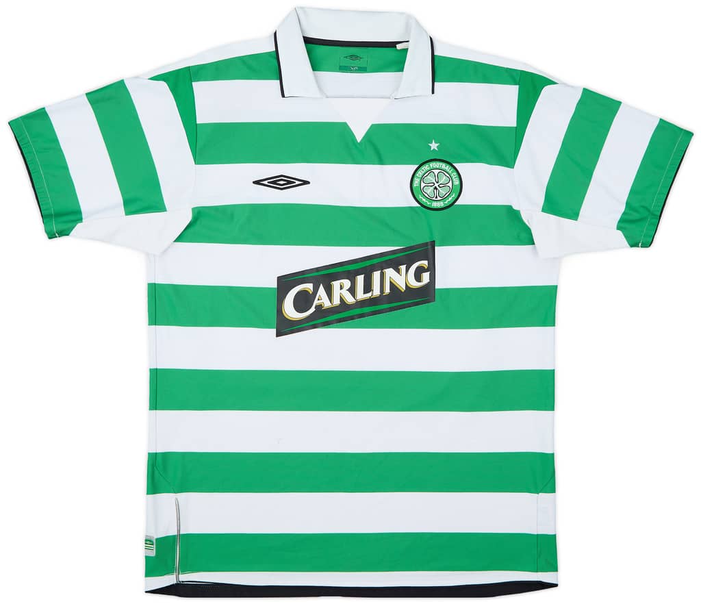 2004-05 Celtic Home Shirt Lambert #14 - 8/10 - (L)