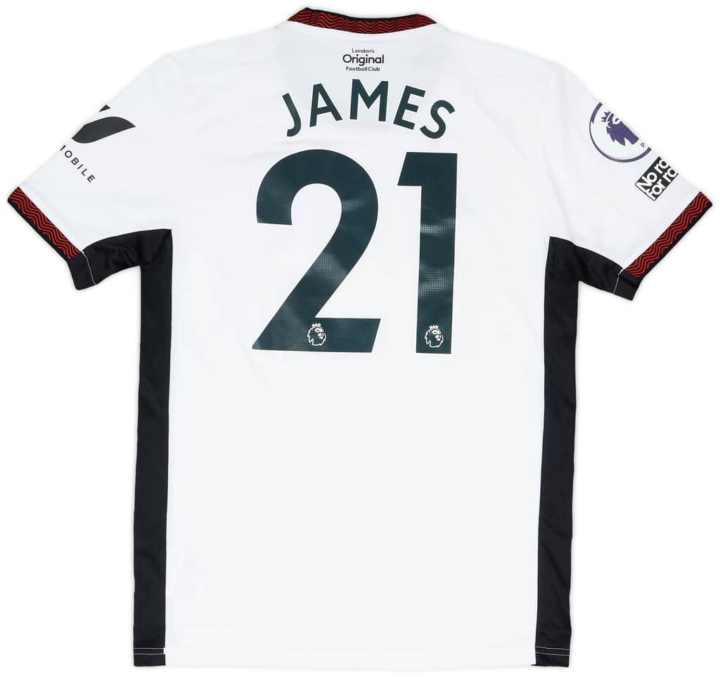 2022-23 Fulham Match Issue Home Shirt James #21