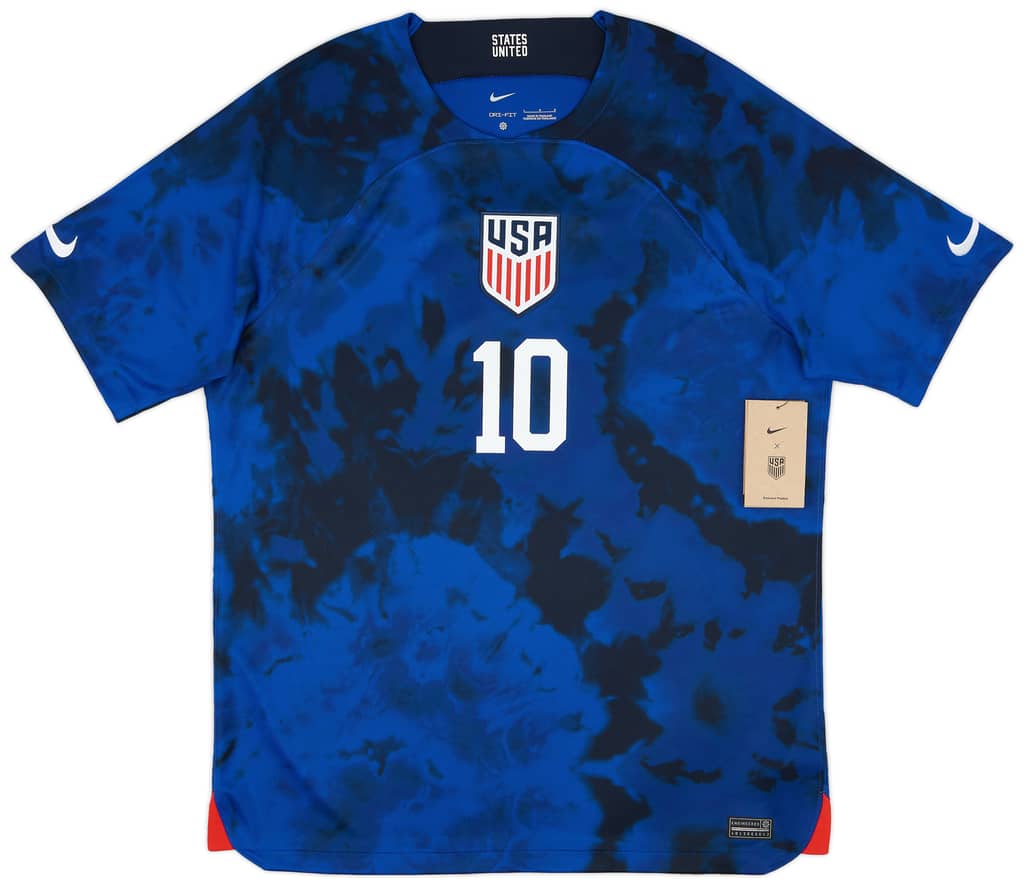 2022-23 USA Away Shirt Pulisic #10