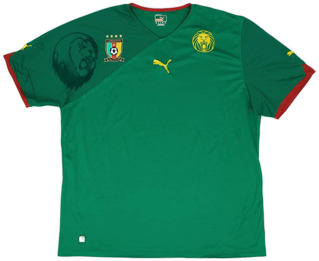 2010-11 Cameroon Home Shirt - 8/10 - (XXL)