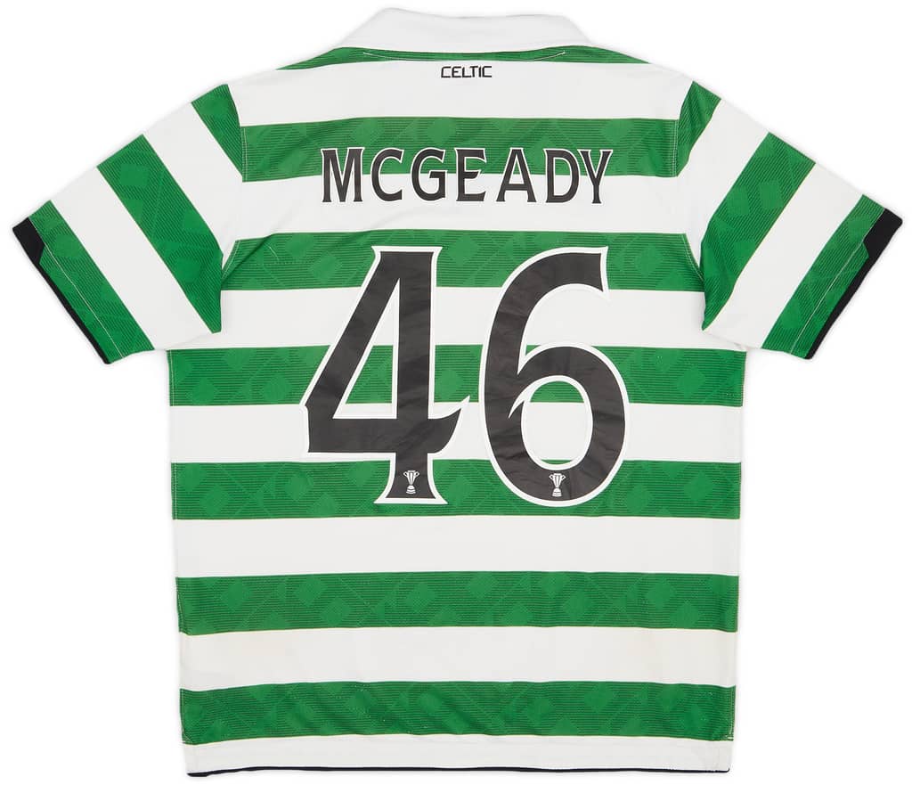 2010-12 Celtic Home Shirt Mcgeady #46 - 5/10 - (XL.Boys)