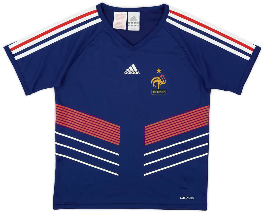 2009-10 France Basic Home Shirt - 8/10 - (M.Boys)