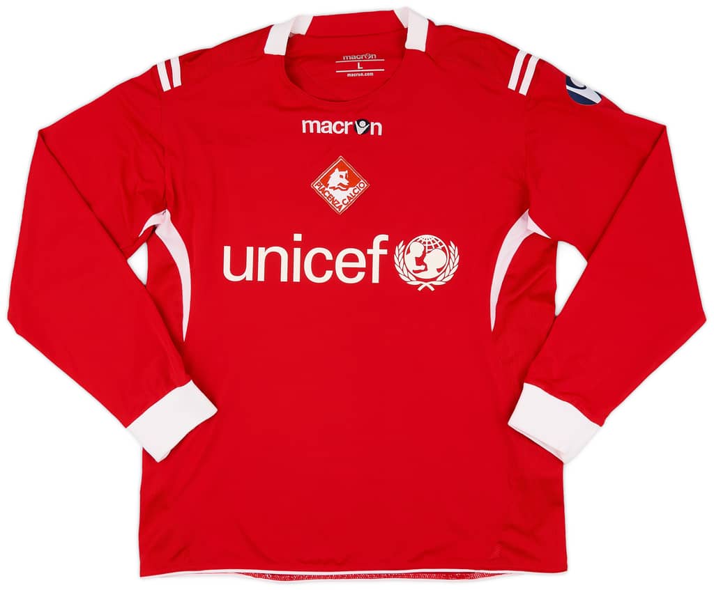 2008-09 Piacenza Home L/S Shirt - 9/10 - (L)