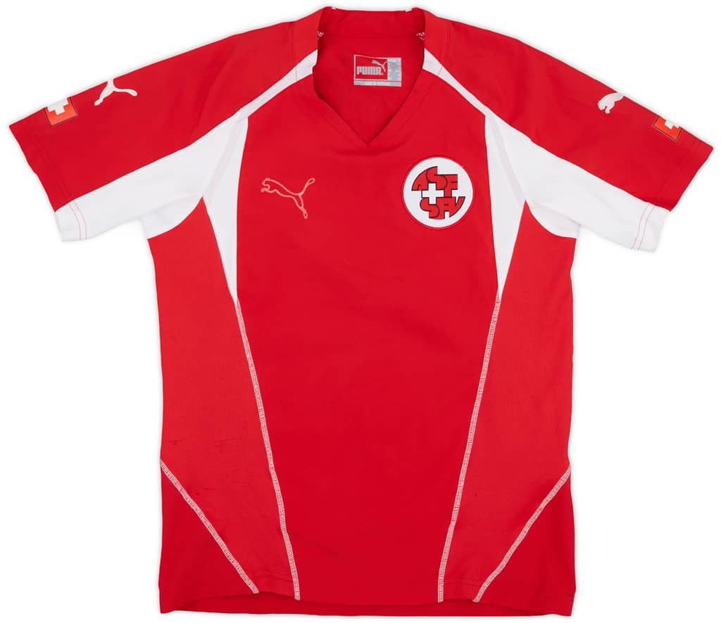 2004-06 Switzerland Home Shirt - 5/10 - (M.Boys)