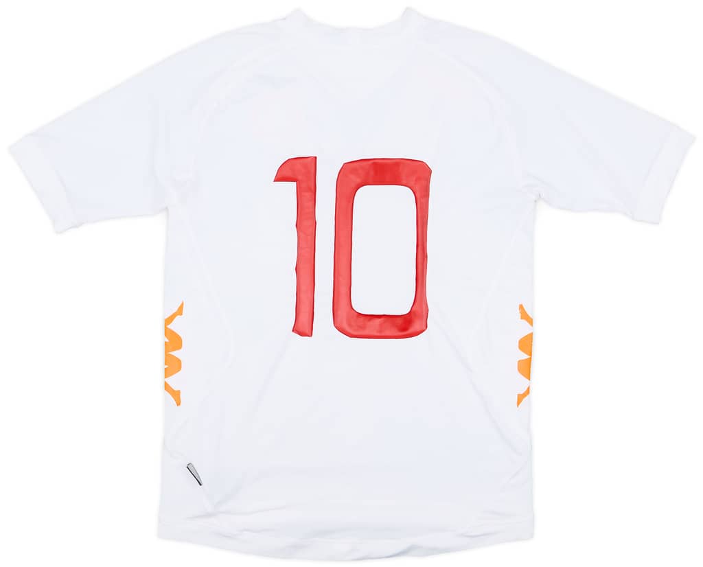 2011-12 Roma Away Shirt #10 - 4/10 - (XL.Boys)