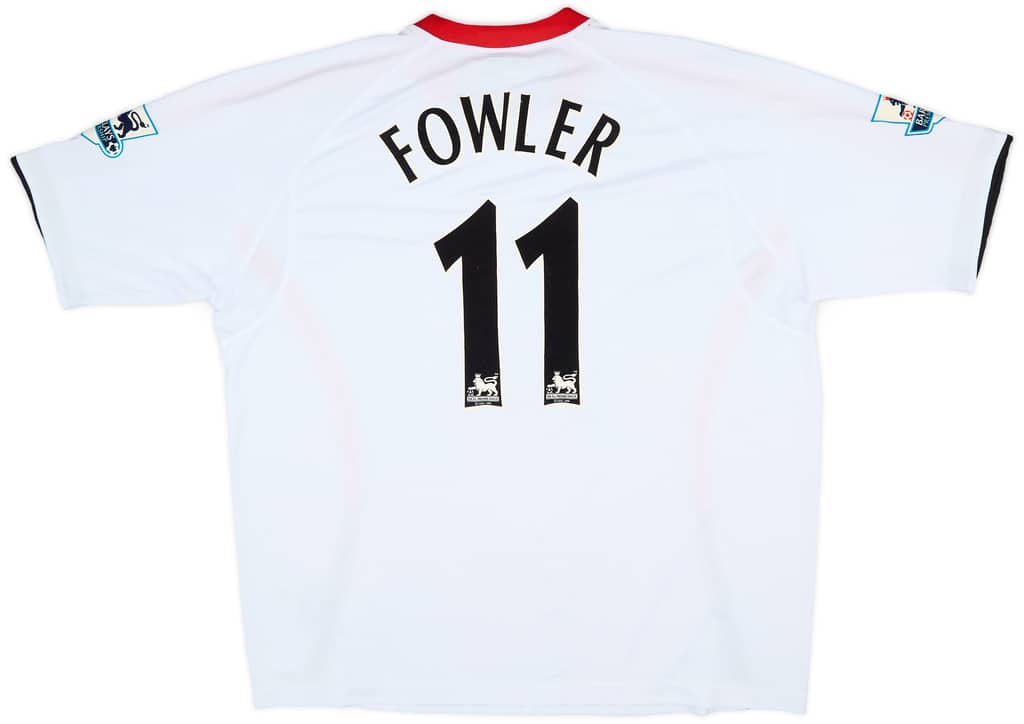 2005-06 Liverpool Away Shirt Fowler #11 (XXL)