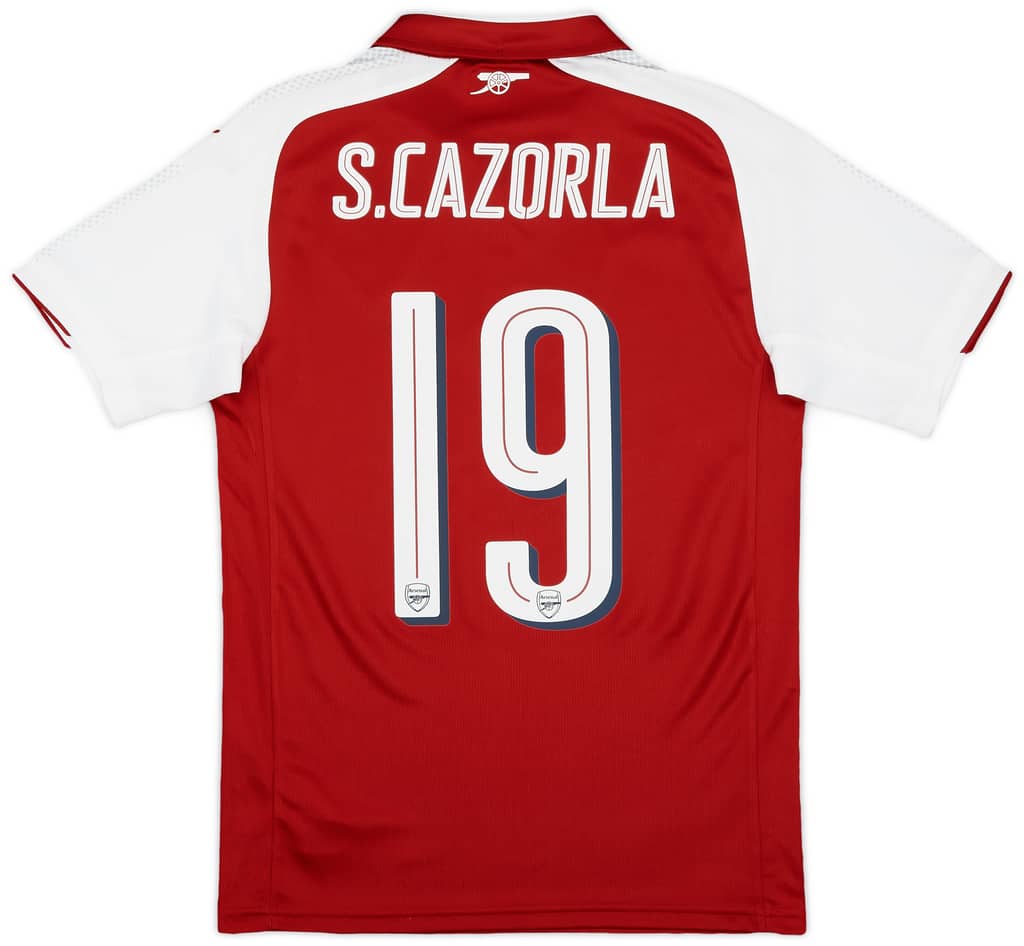 2017-18 Arsenal Home Shirt S.Cazorla #19 (XS)