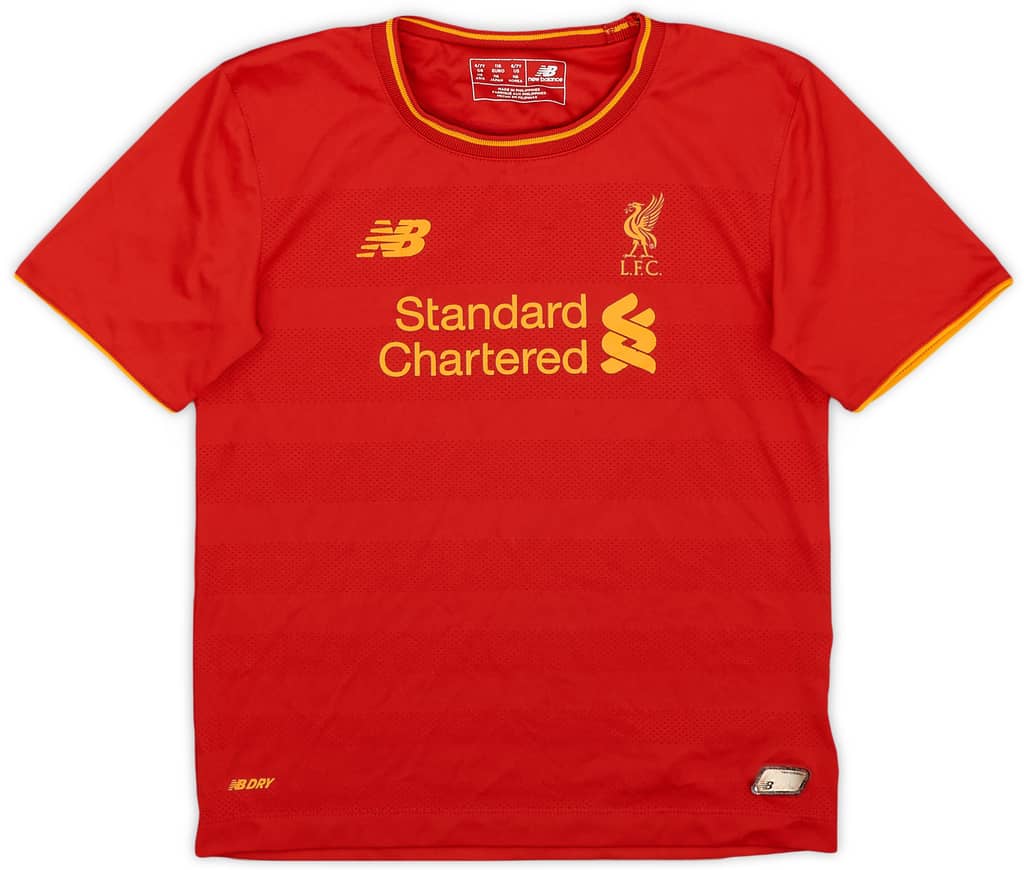 2016-17 Liverpool Home Shirt - 8/10 - (6-7 Years)