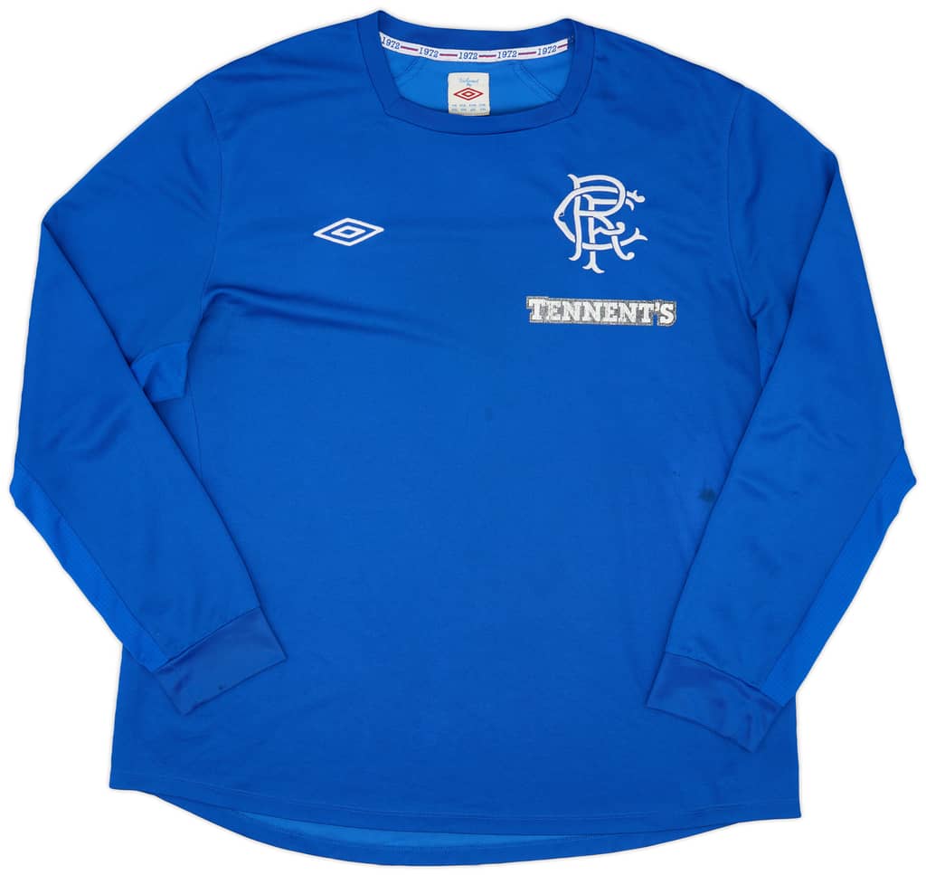 2012-13 Rangers Home L/S Shirt - 6/10 - (XXL)