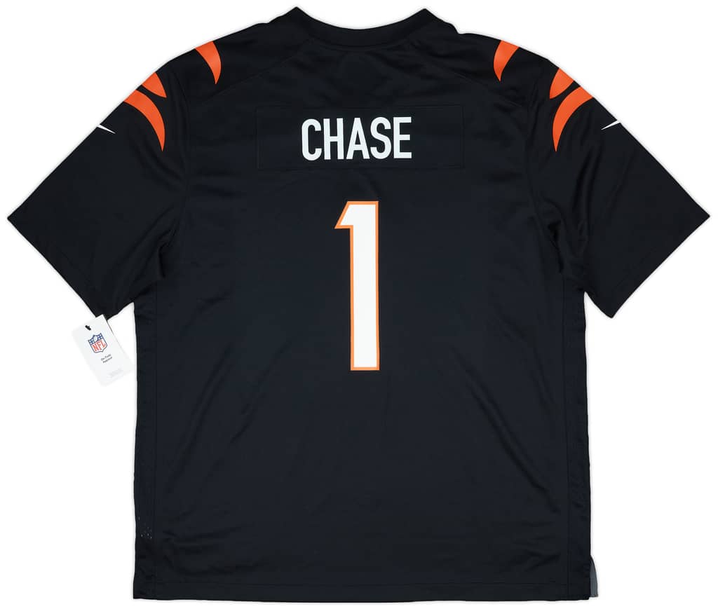 2021-24 Cincinnati Bengals Chase #1 Nike Game Home Jersey (XXL)