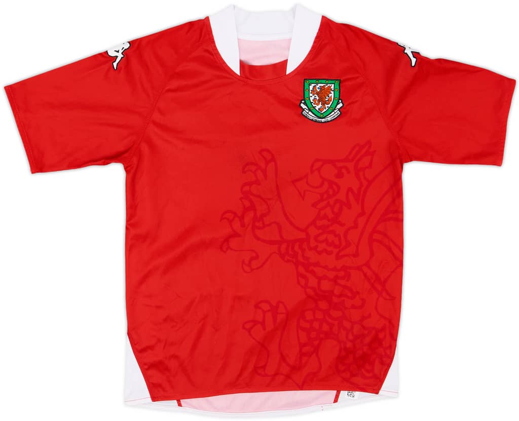 2007-08 Wales Home Shirt - 8/10 - (L.Boys)