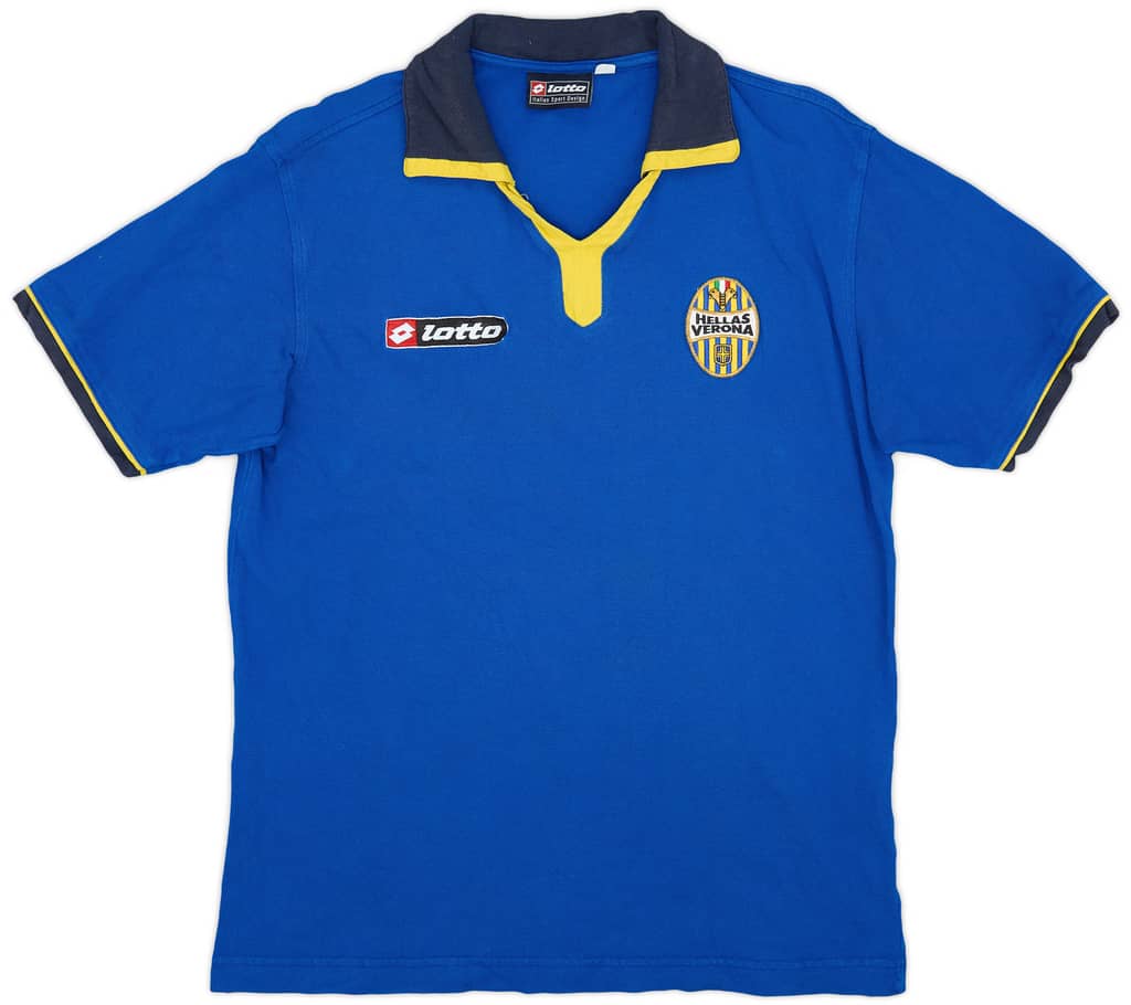 2000-01 Hellas Verona Lotto Polo Shirt - 9/10 - (L)