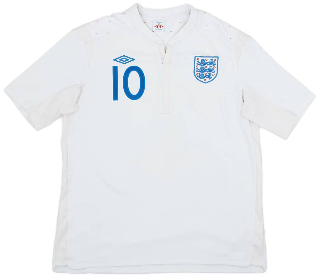 2010-11 England Home Shirt Rooney #10 - 5/10 - (L)